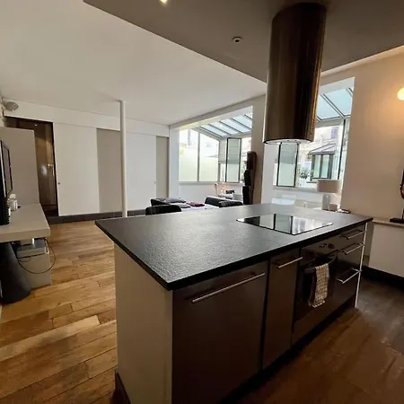 شقة Designer Loft Place Des Vosges باريس